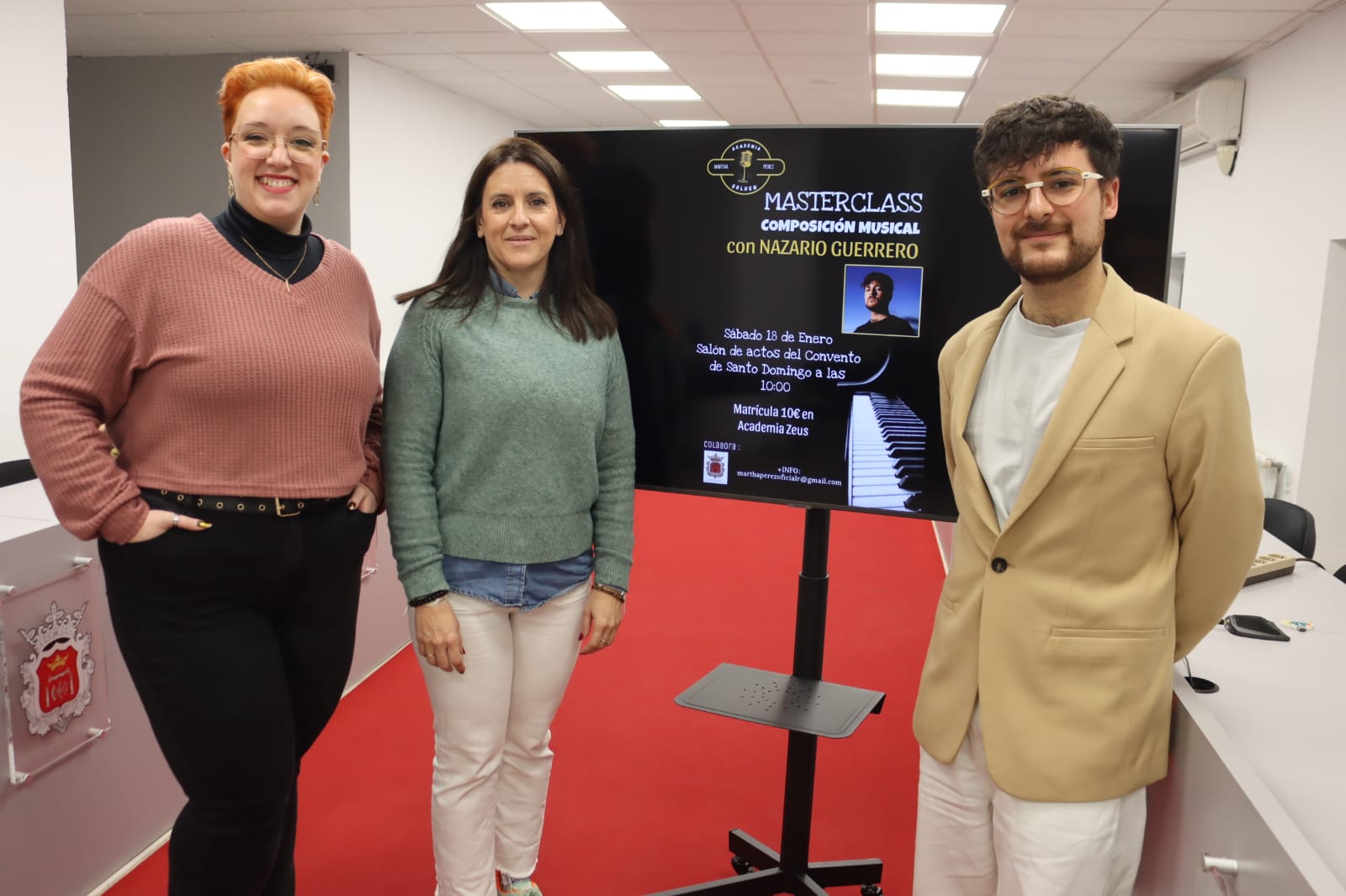 Marta Pérez y Nazario Guerrero ofrecerán un masterclass de composición musical el 18 de enero