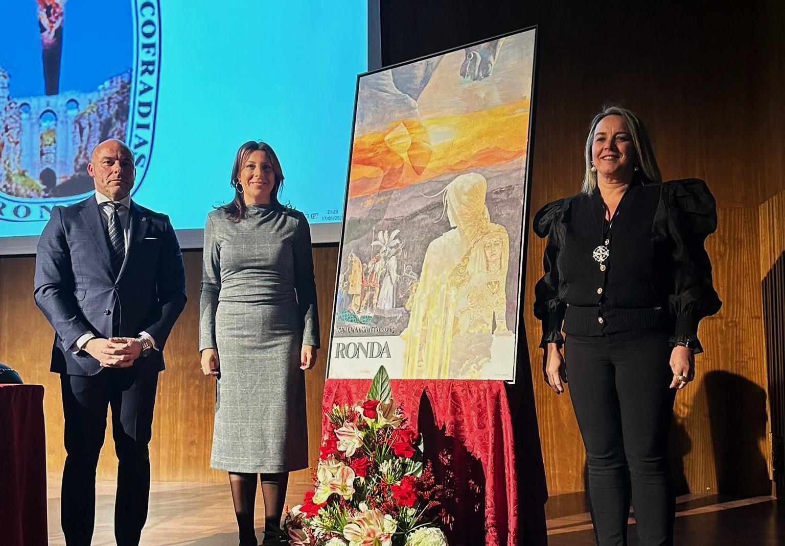 Presentan el cartel oficial de la Semana Santa de Ronda de 2025
