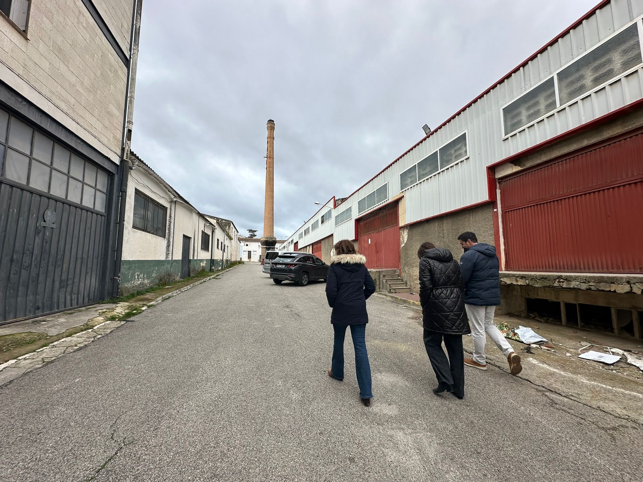 El futuro aparcamiento ocupará las viejas naves del mercado de mayoristas.