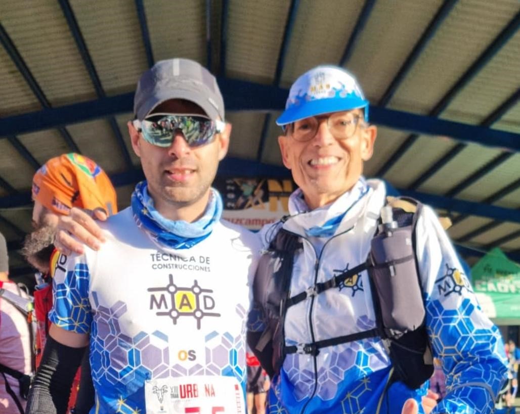 Dos de los corredores rondeños durante una de las pruebas.