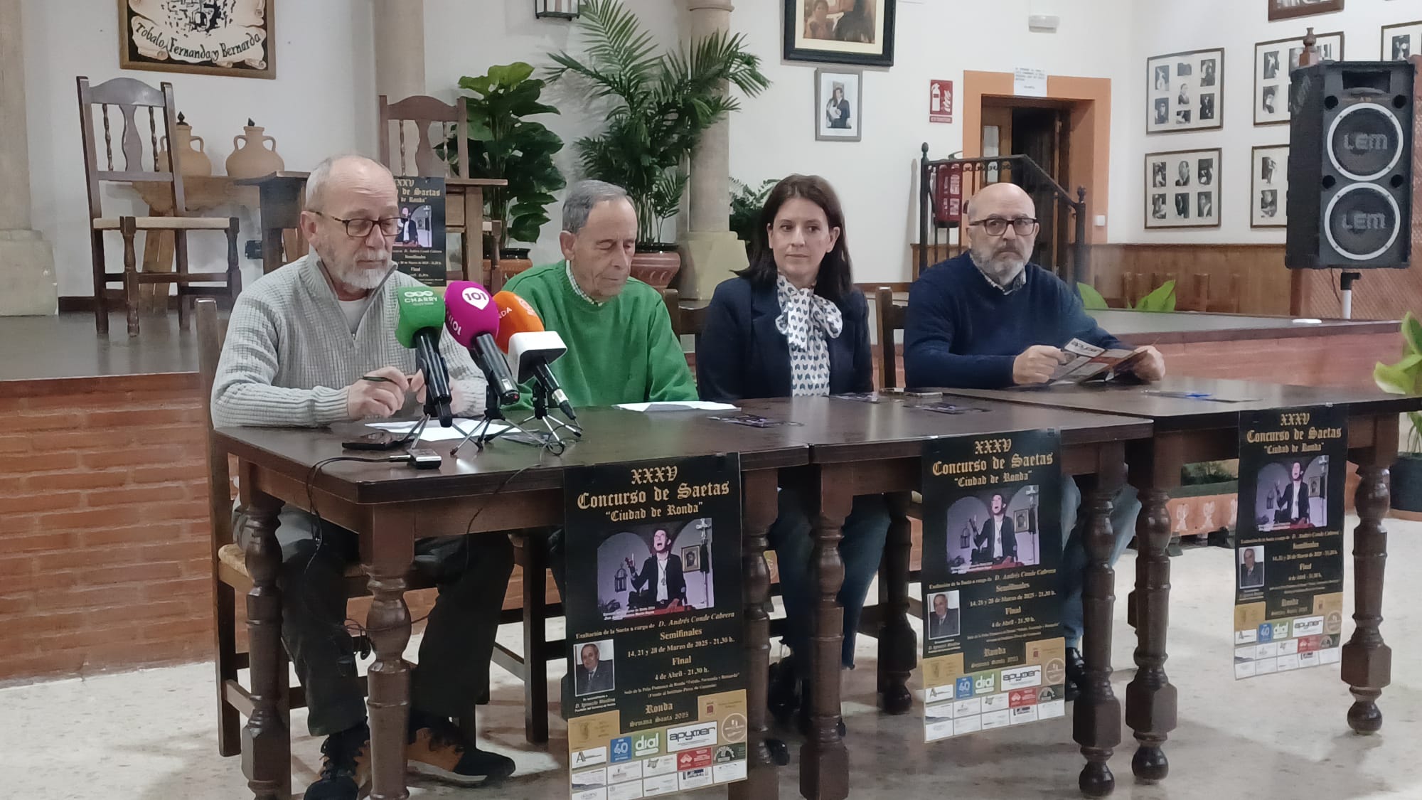 La Peña Flamenca de Ronda dedica el Concurso de Saetas Ciudad de Ronda a Ignacio Medina, uno de sus fundadores