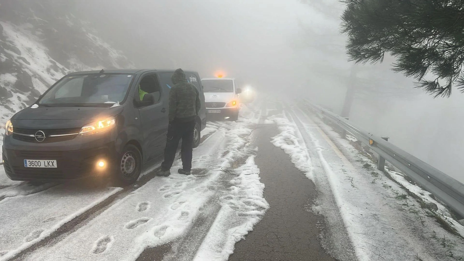 Una intensa granizada sorprende a los vecinos del Valle del Genal. Foto Ayto. Genalguacil.