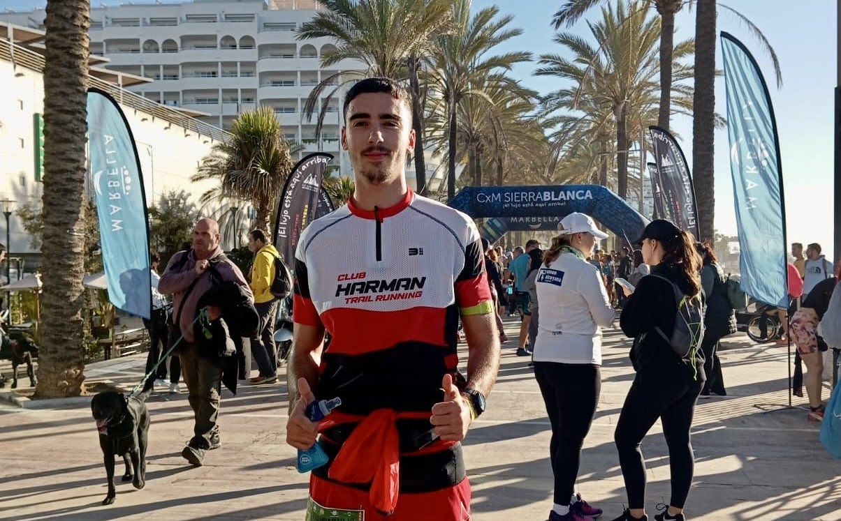 Víctor Madrid quedó segundo en la carrera de Marbella.