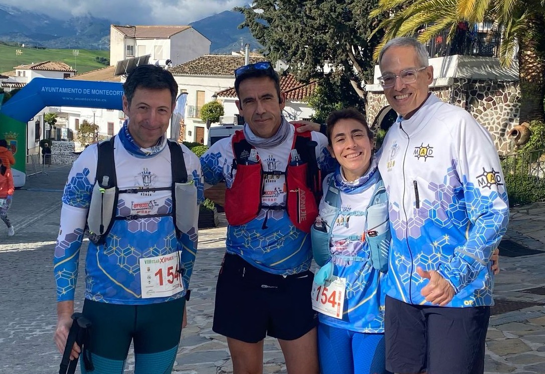 los corredores rondeños durante la prueba celebrada en Montecorto.
