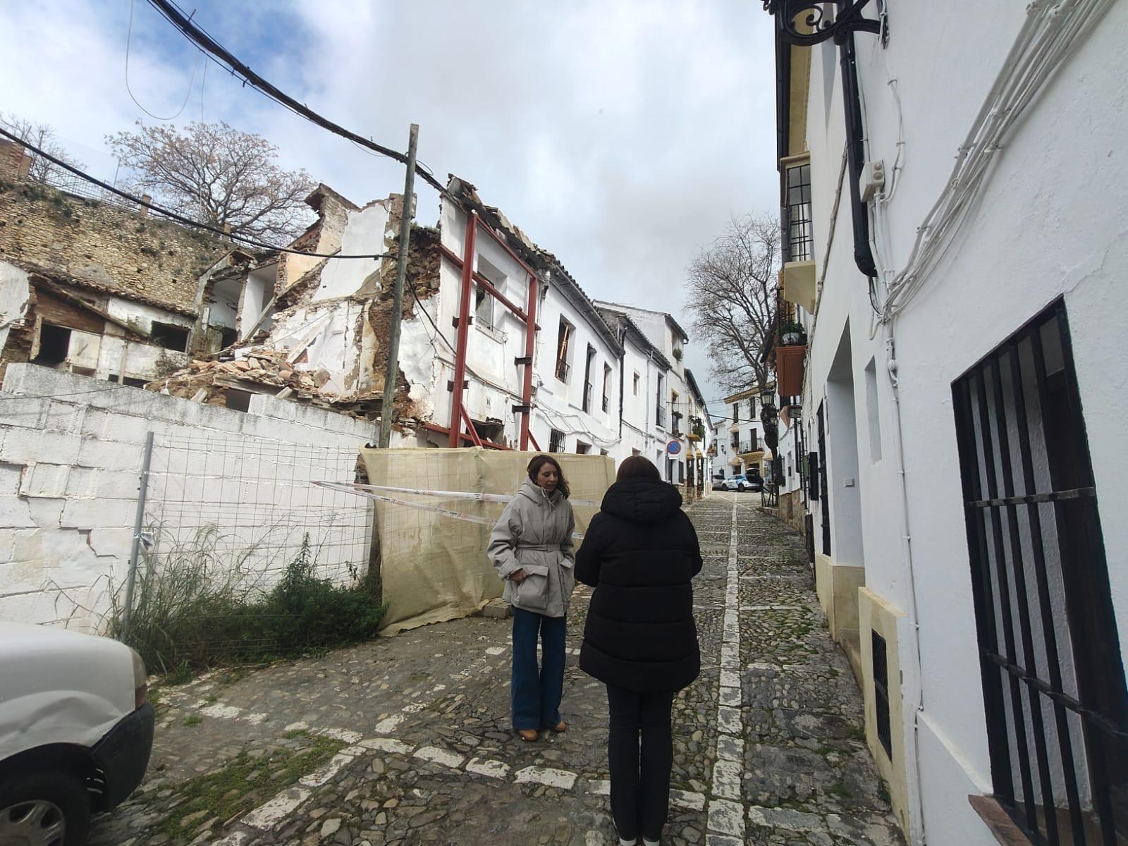 La vivienda siniestrada se encuentra situada e calle Espíritu Santo.
