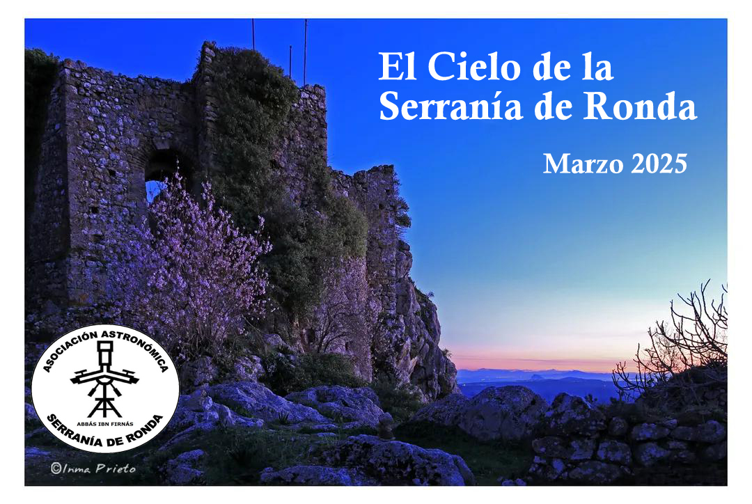 El cielo de Ronda en marzo: un eclipse total de Luna, otro parcial de Sol y el cambio horario de primavera
