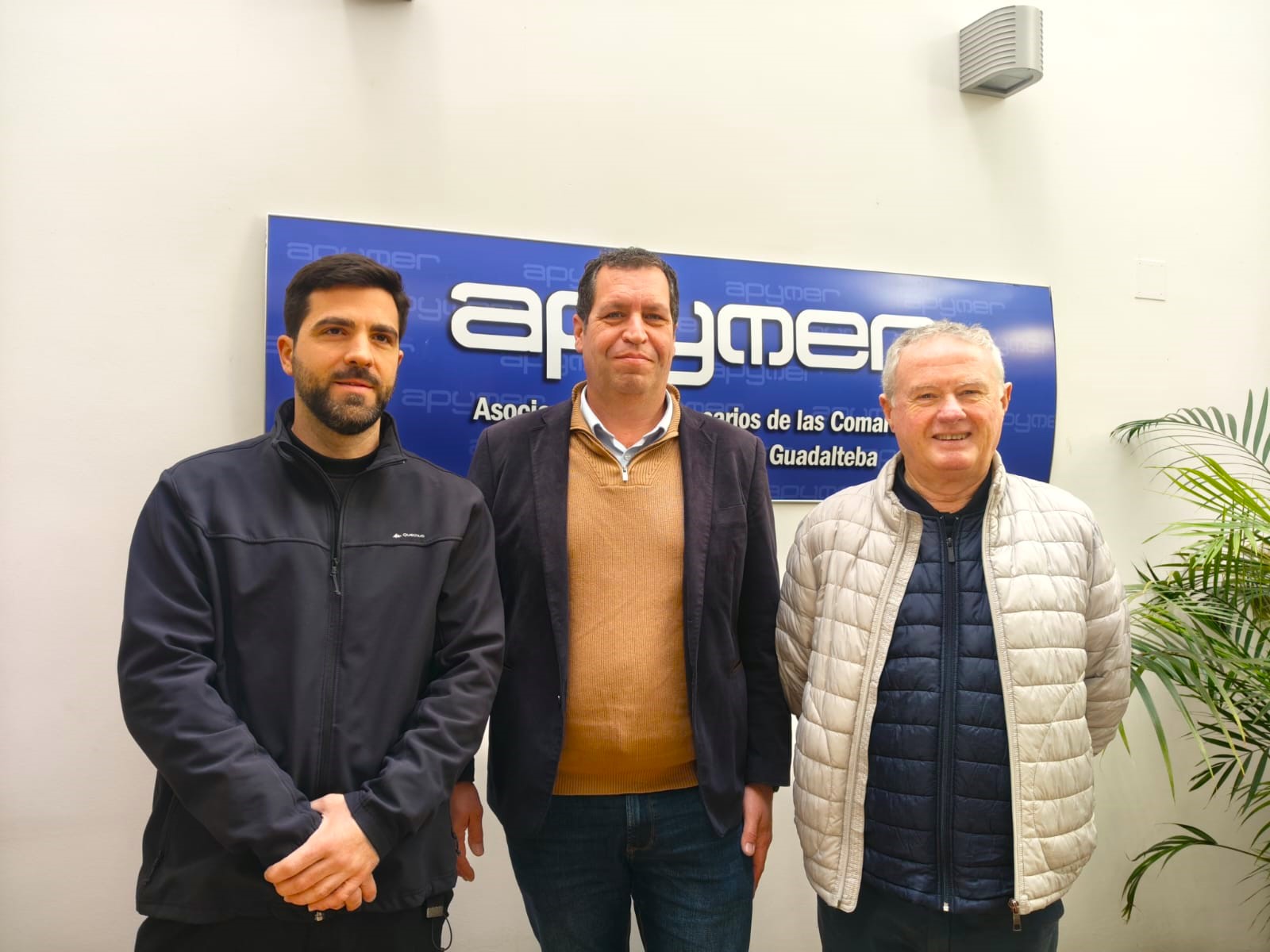 Antonio Palma, Bernardino Guerrero y Antonio Mariscal en la rueda de prensa de este martes.