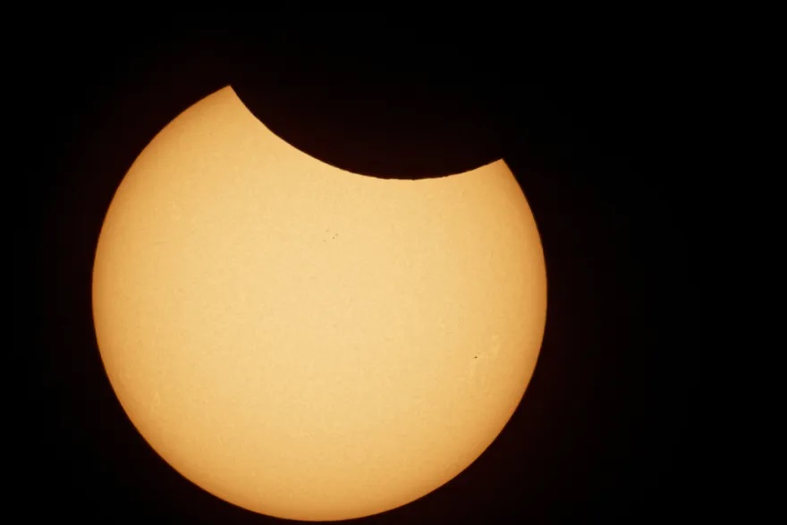 El eclipse parcial de sol desde Ronda.
