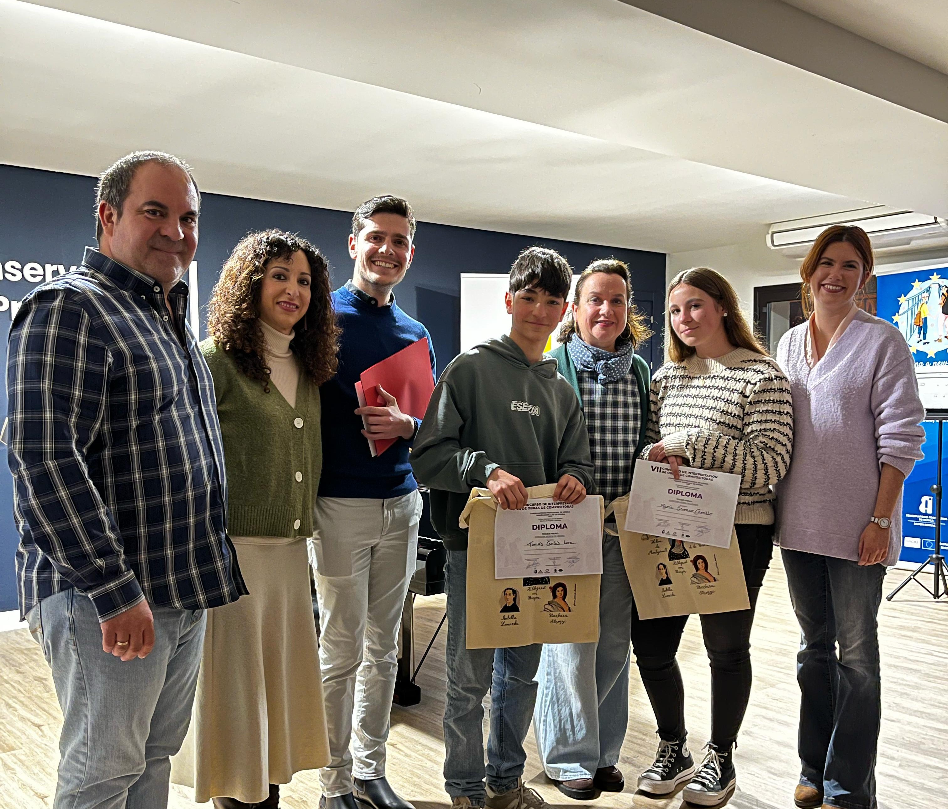Numerosos estudiantes de música han participado en este certamen el Conservatorio de Ronda.