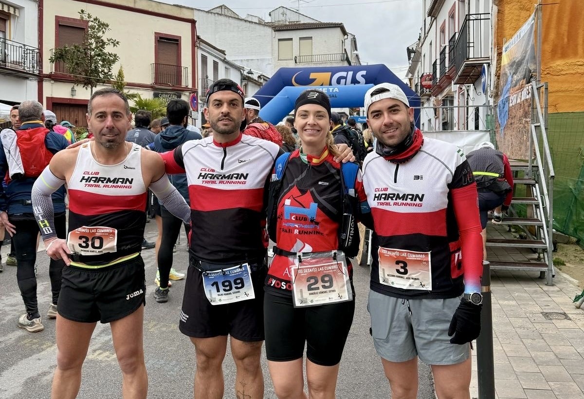 Corredores del Club Harman Trail en una de las carreras disputadas este fin de semana.