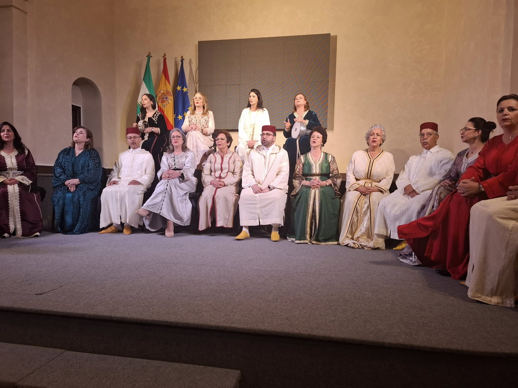 Ronda acogió un concurrido concierto de música andalusí de la coral de ‘Tarab Al Ala’ de Rabat