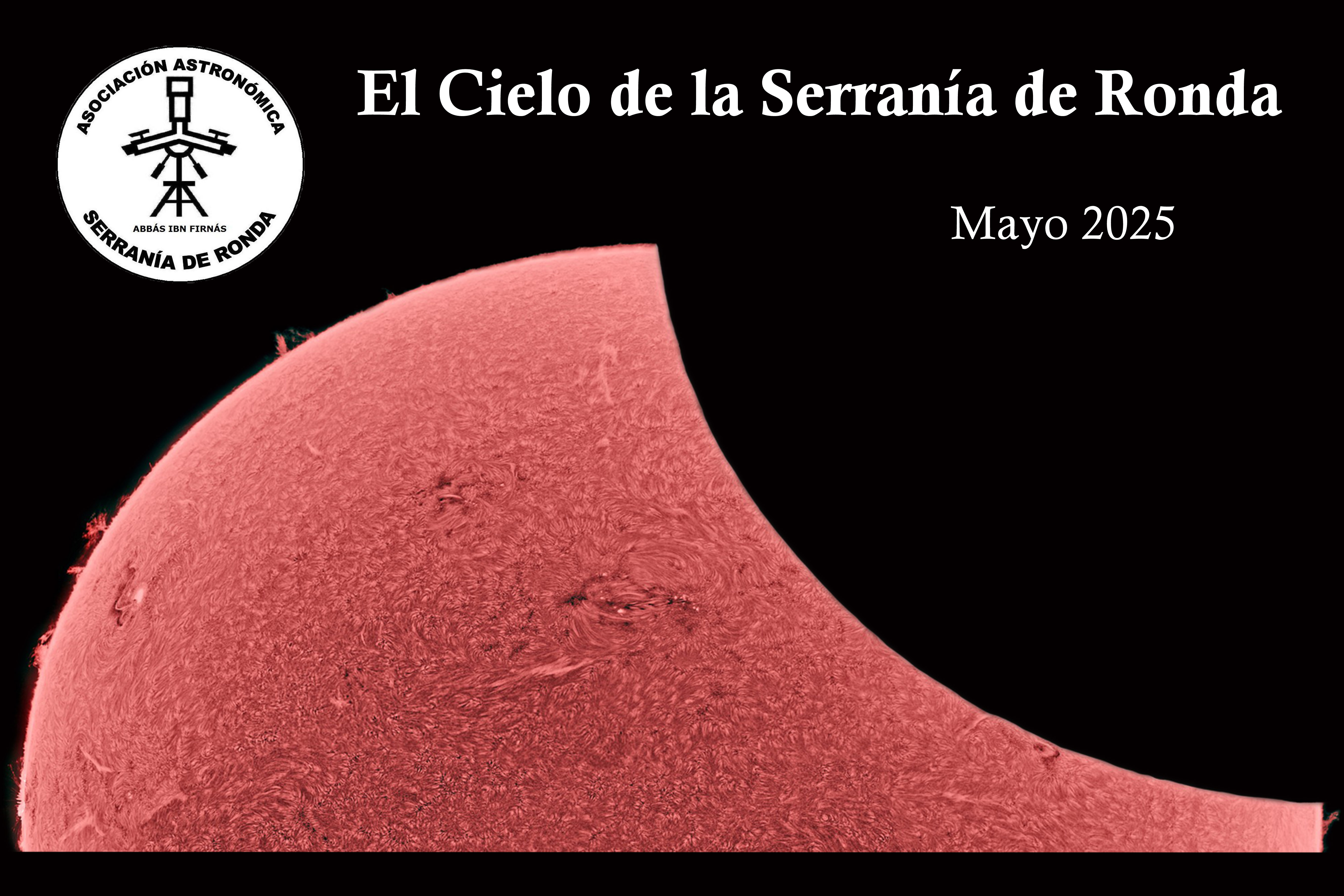 Imagen del Eclipse parcial del Sol tomada por el profesor Francisco Gálvez.