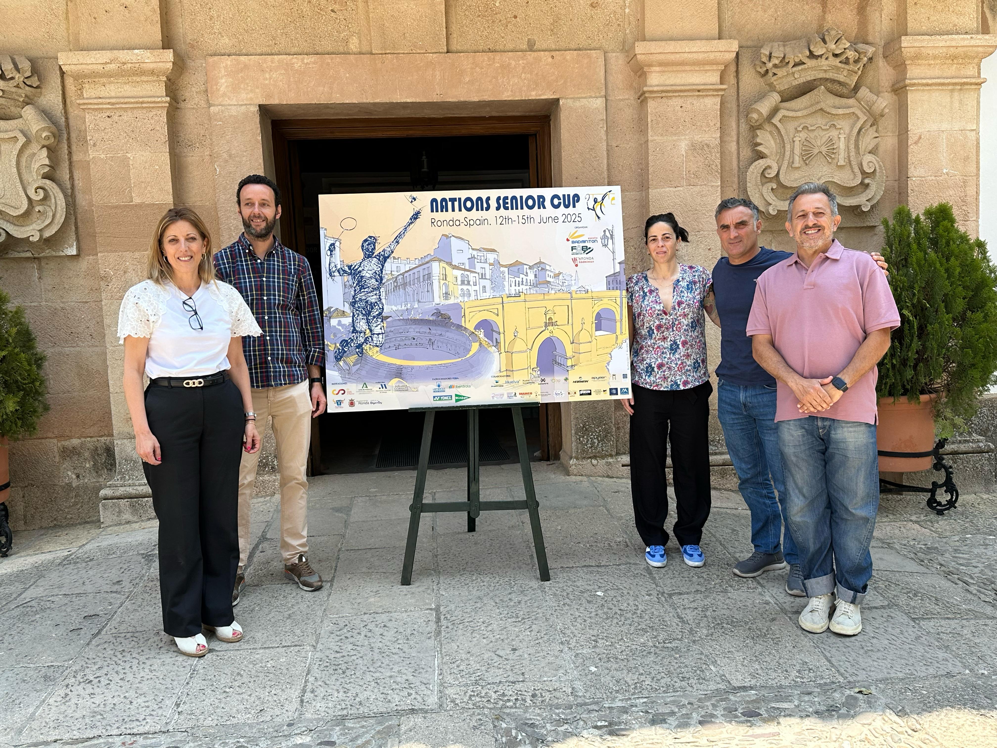 Ronda acogerá el Torneo Internacional de Bádminton, la Nations Senior Cup