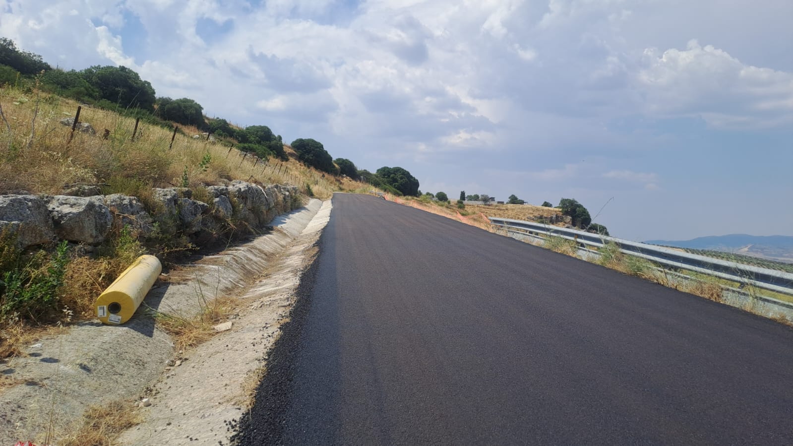 La Diputación finaliza las obras de reparación de la carretera de Acinipo