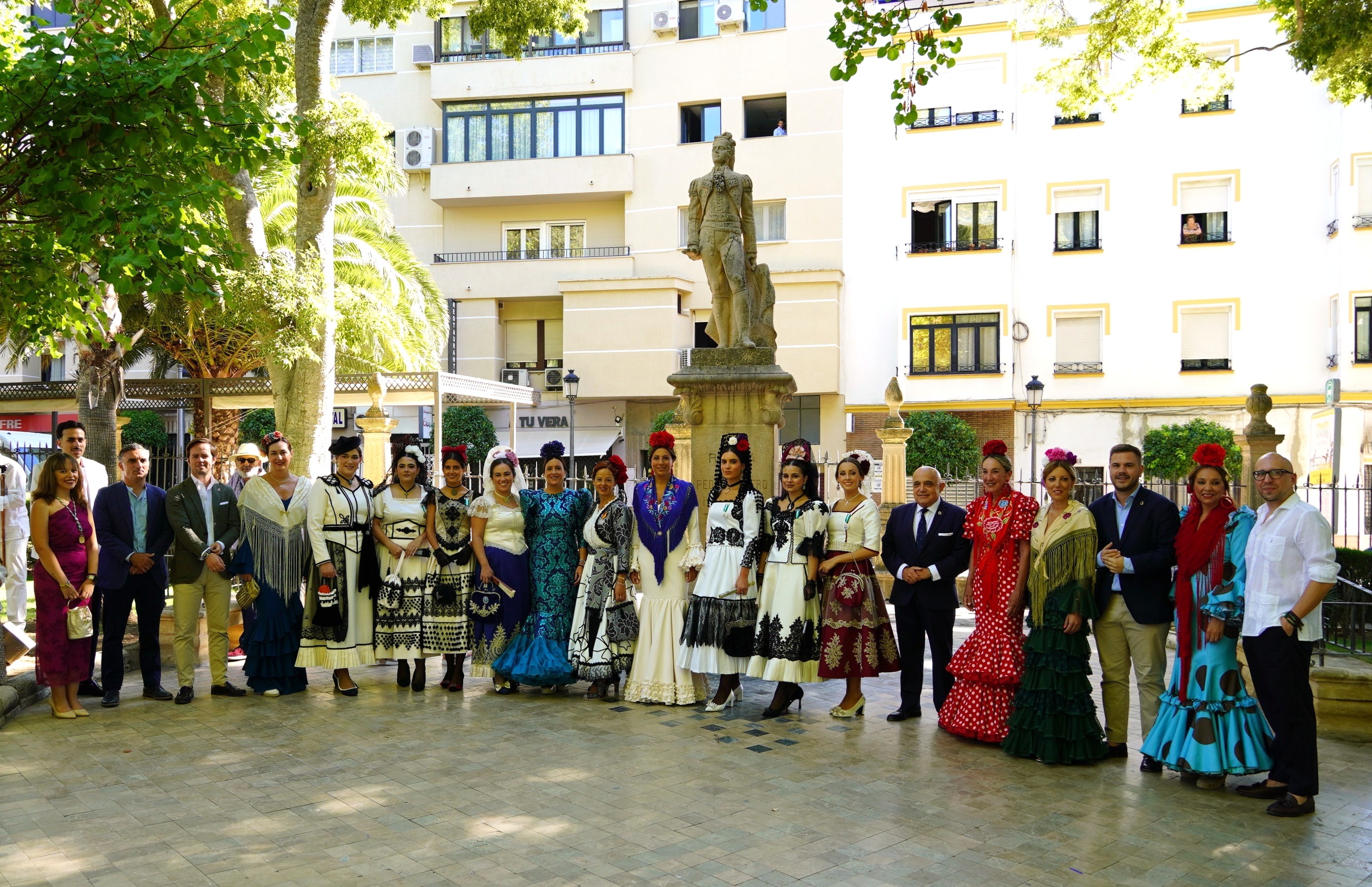 En la Alameda del Tajo se ha celebrado el tradicional homenaje a Pedro Romero.