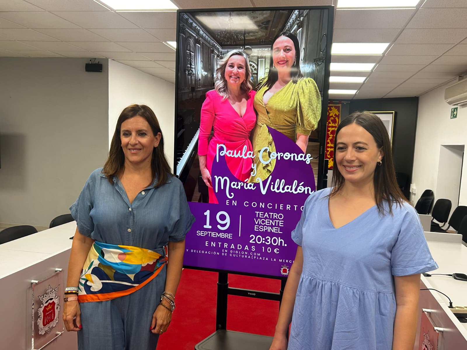 La pianista Paula Coronas y María Villalón ofrecen juntas un concierto por primera vez