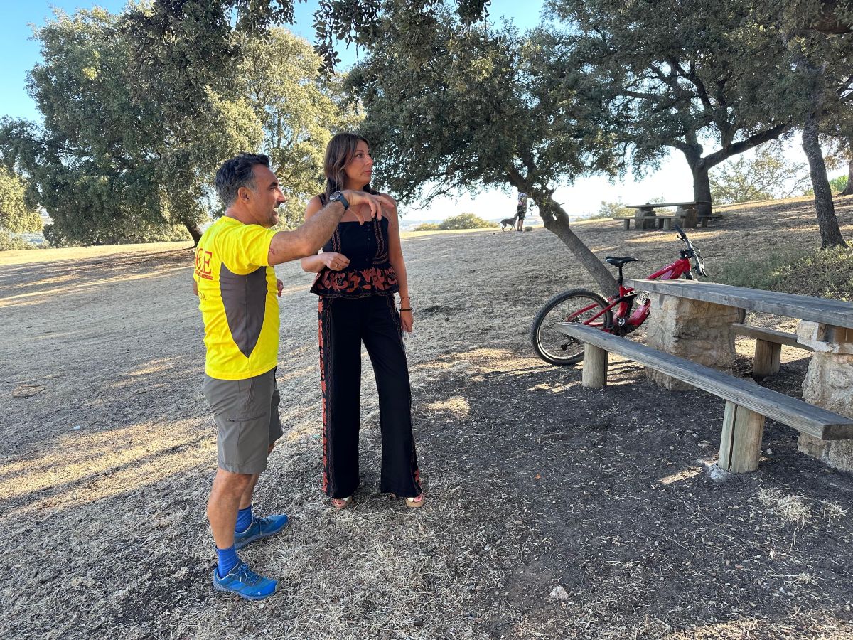 Realizan las obras de los circuitos deportivos, merenderos, baños y fuentes del parque periurbano de La Dehesa