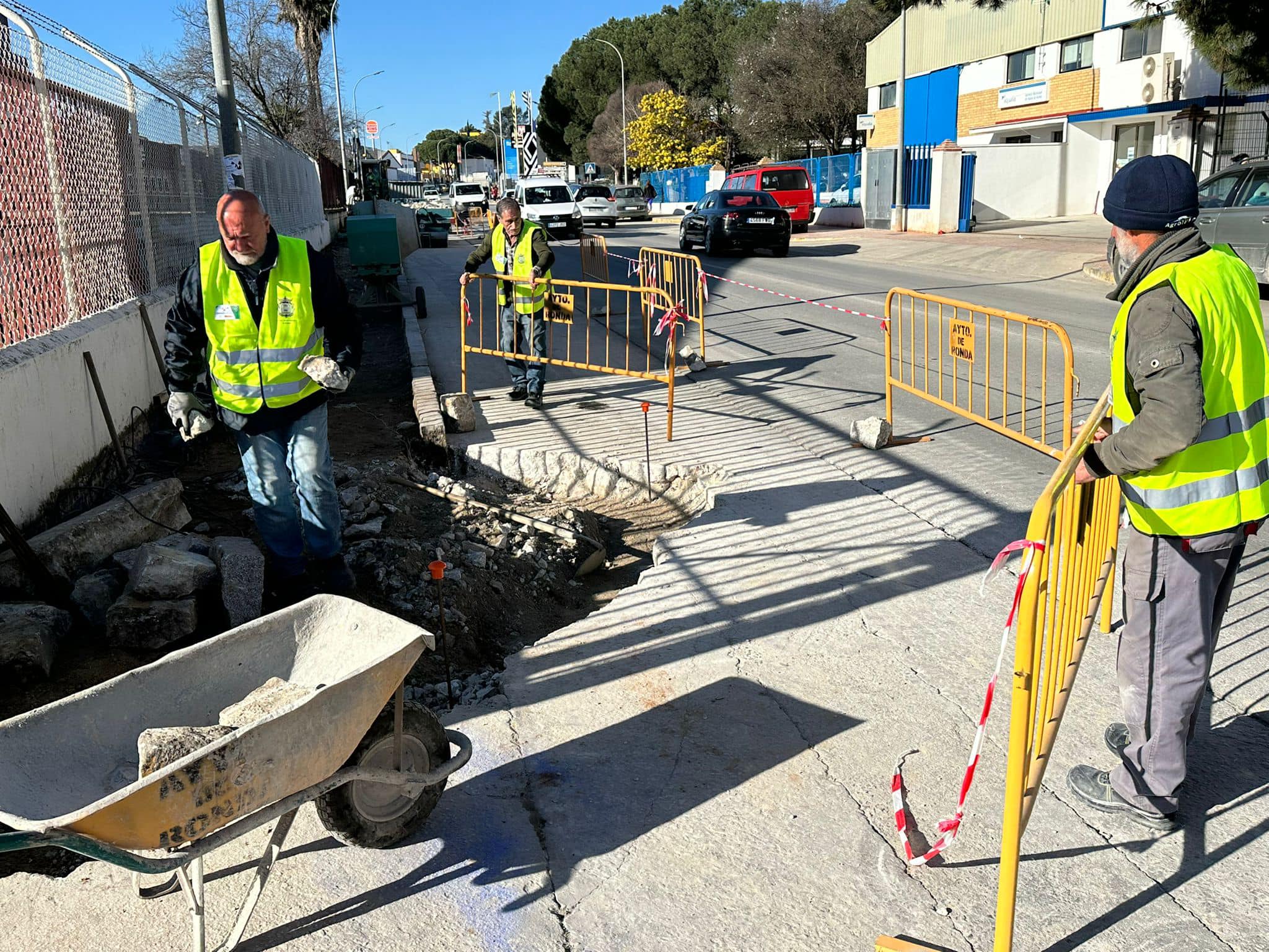 El Ayuntamiento mejora la accesibilidad en el polígono El Fuerte con una inversión de más de un millón de euros
