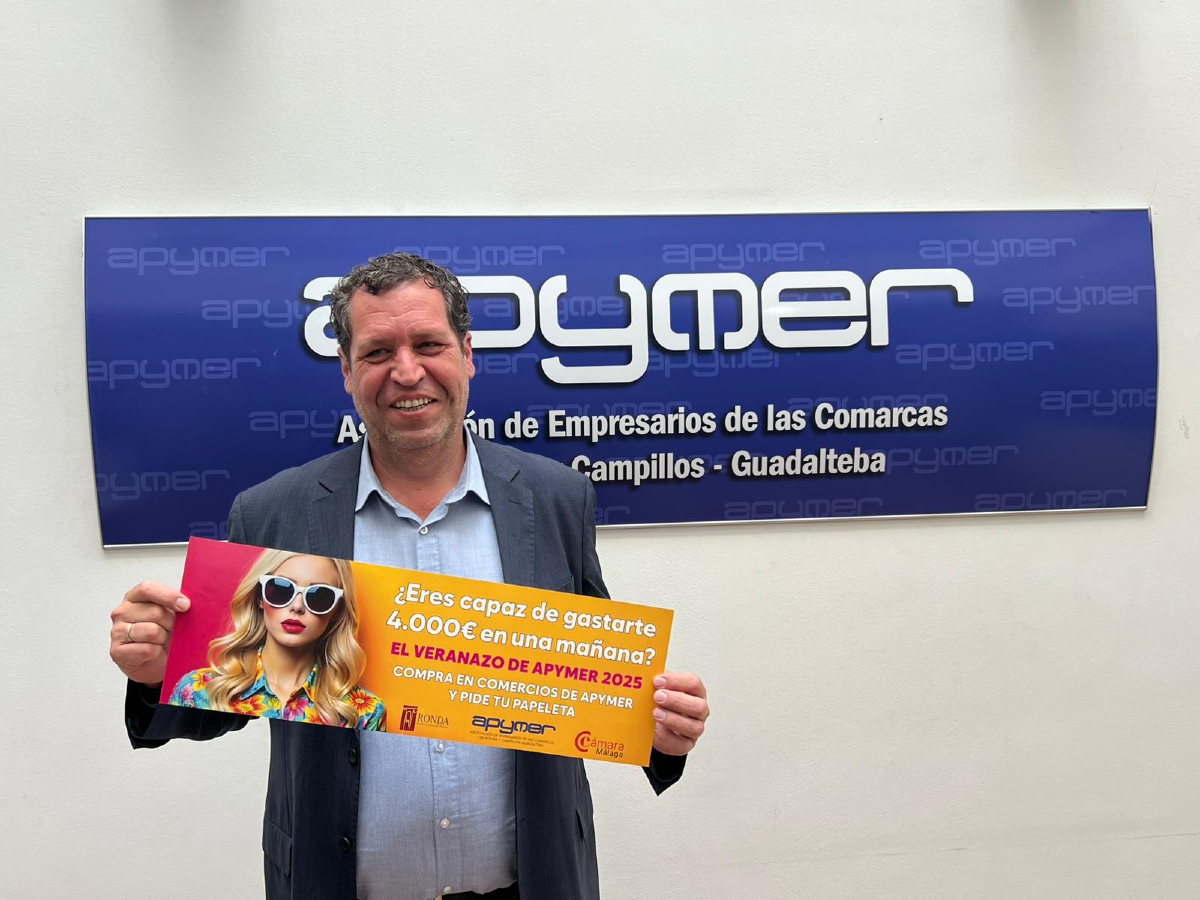 El secretario de Apymer, Antonio Palma, en la presentación de la campaña de ventas.