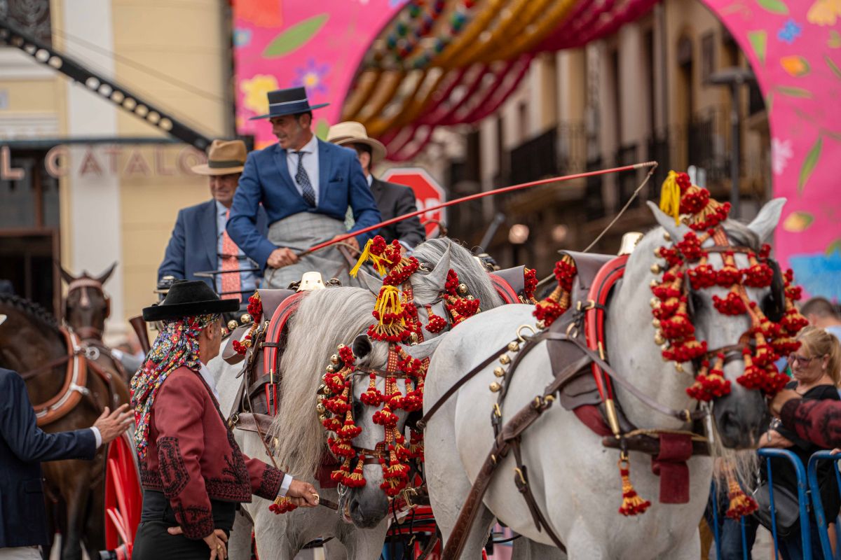 La elegancia y la tradición se unen en el Concurso de Enganches que pone el broche de oro a la Feria de Ronda