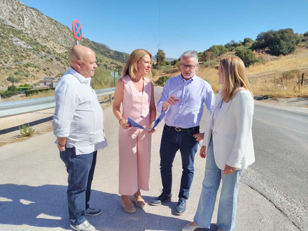 Las diputadas provinciales han anunciado el proyecto junto con los alcaldes de Benaoján y Montejaque.