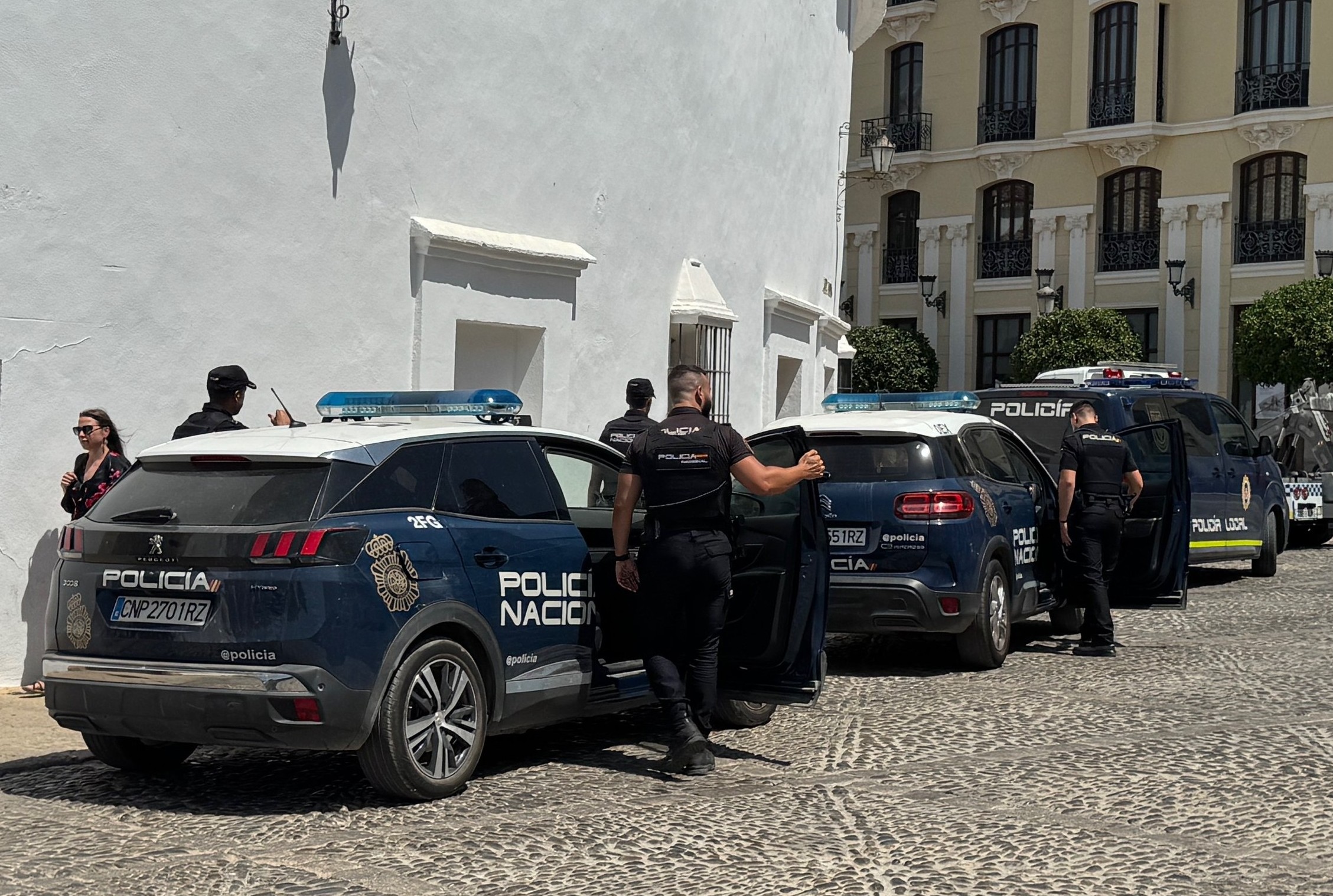 La Policía Nacional detiene a un hombre por agredir sexualmente a una mujer en un hotel en Ronda