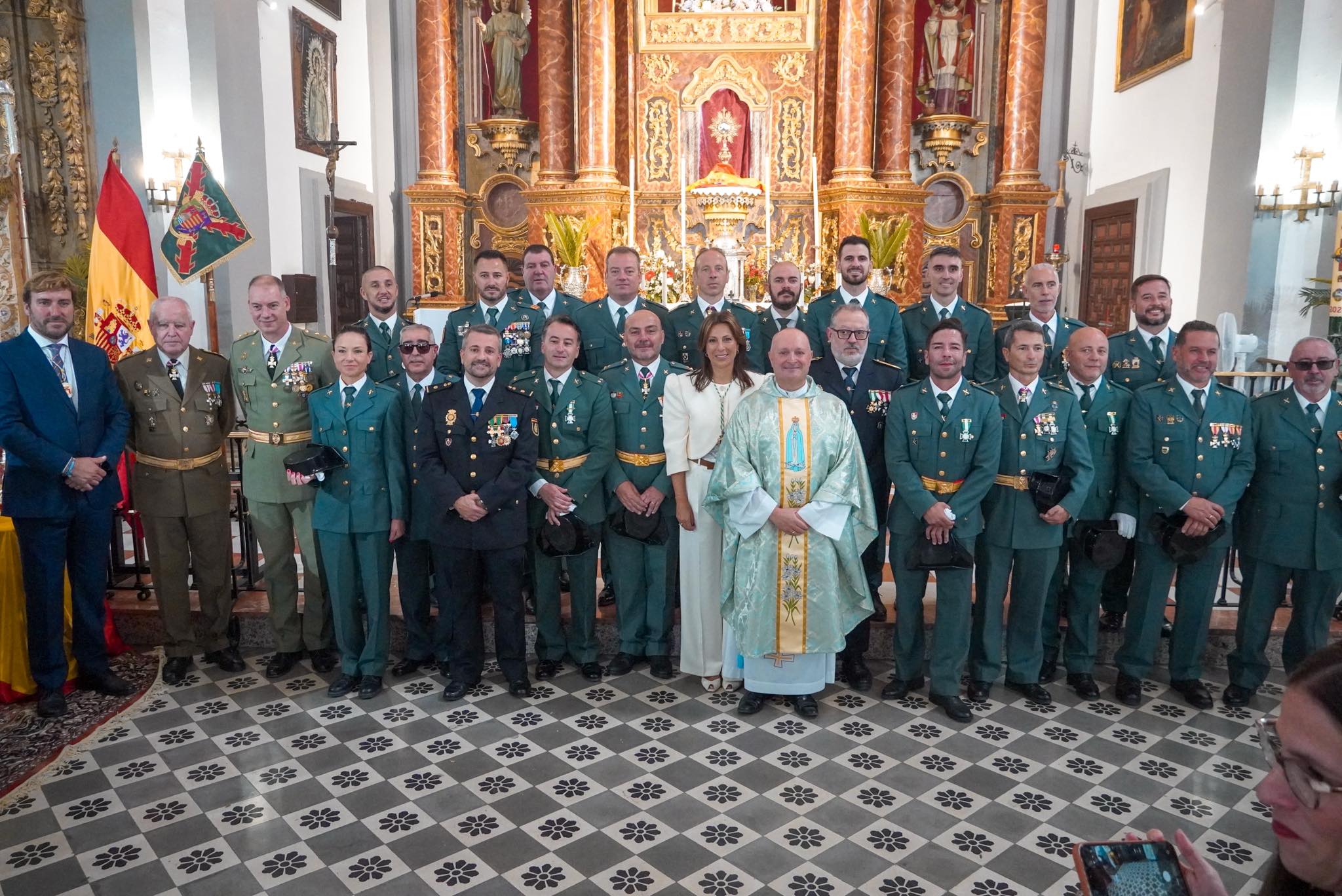 La Guardia Civil de Ronda celebra la festividad de su patrona, la Virgen del Pilar