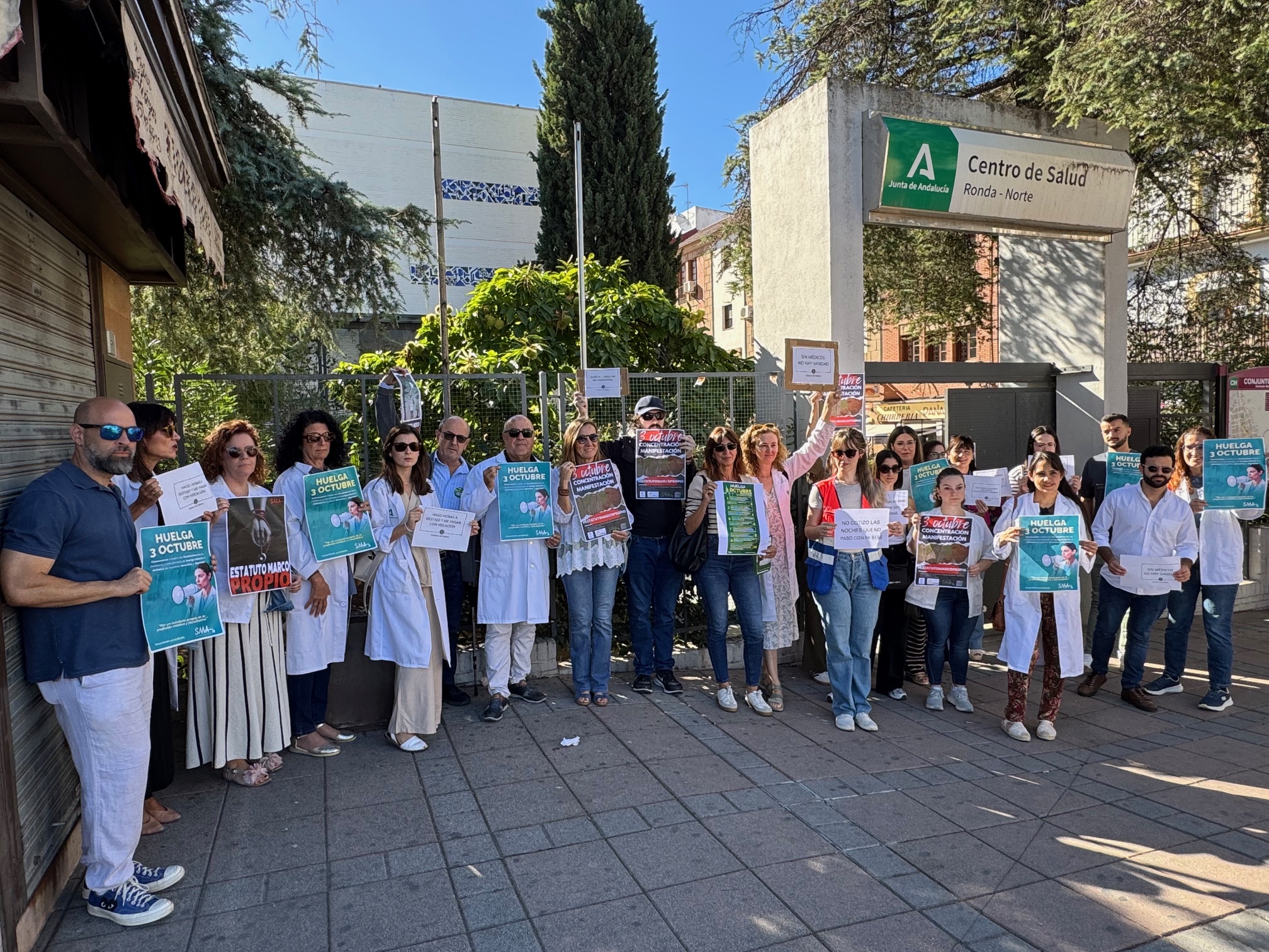 Más del 80% de los médicos de Ronda secundan la huelga contra el Estatuto Marco propuesto por el Ministerio de Sanidad
