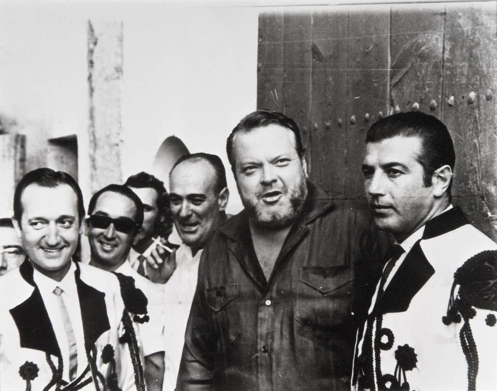 Histórica fotografía de Orson Welles con el mítico torero Antonio Ordóñez.