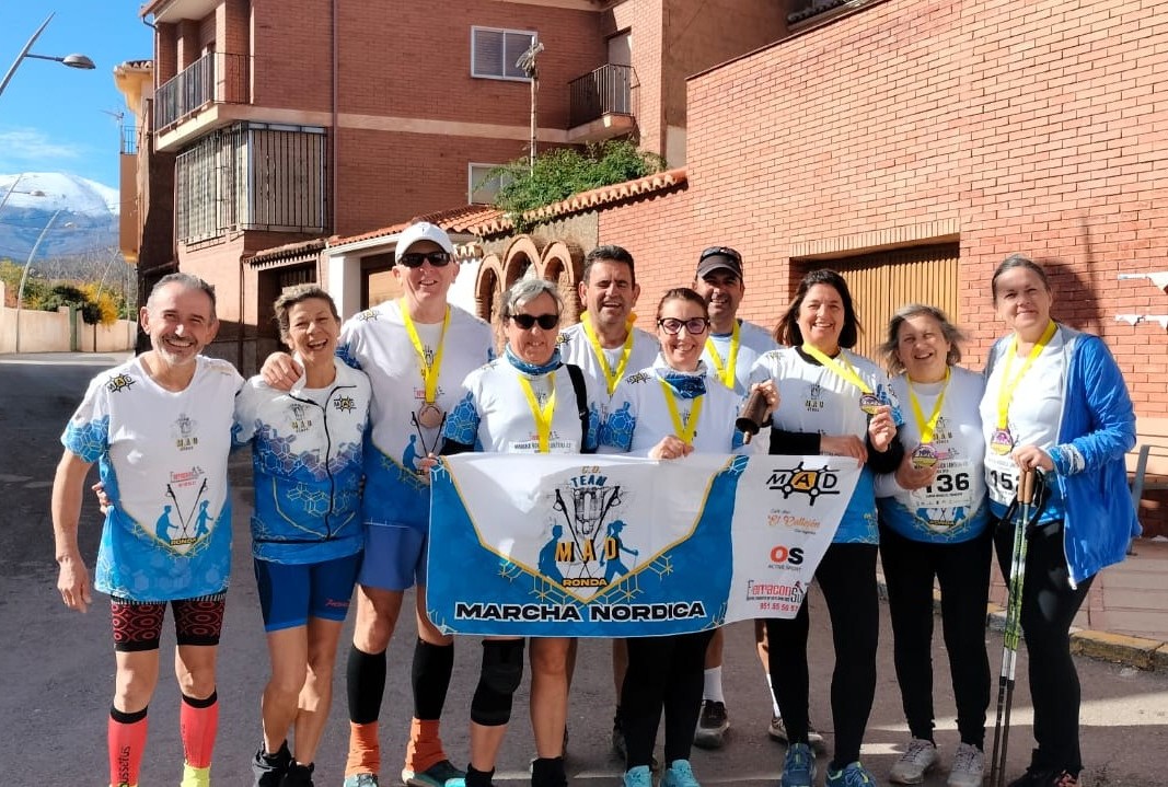 Los corredores del Club Team Ronda estuvieron en la Gran Vuelta Valle del Genal y en la Marcha Nórdica Lanteira