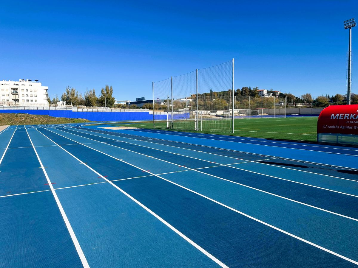 Terminan las obras de renovación de las pistas de atletismo de la Ciudad Deportiva