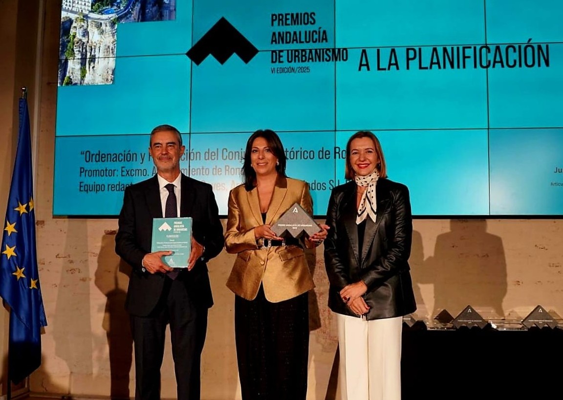 Ronda recibe uno de los Premios Andalucía de Urbanismo por su plan de ordenación del conjunto histórico