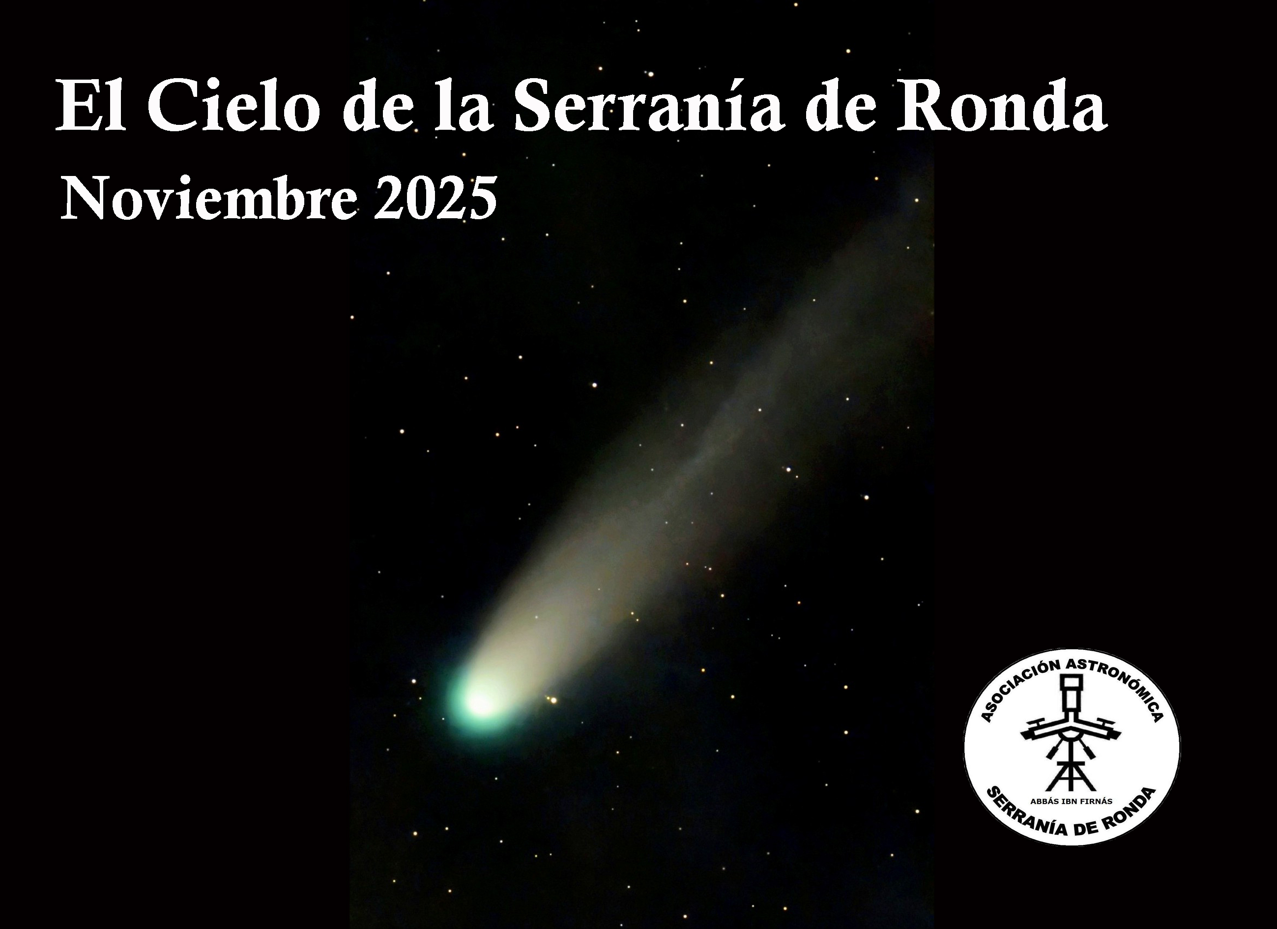 El cielo de Ronda el noviembre: El cometa Lemmon se mantiene visible desde la Tierra