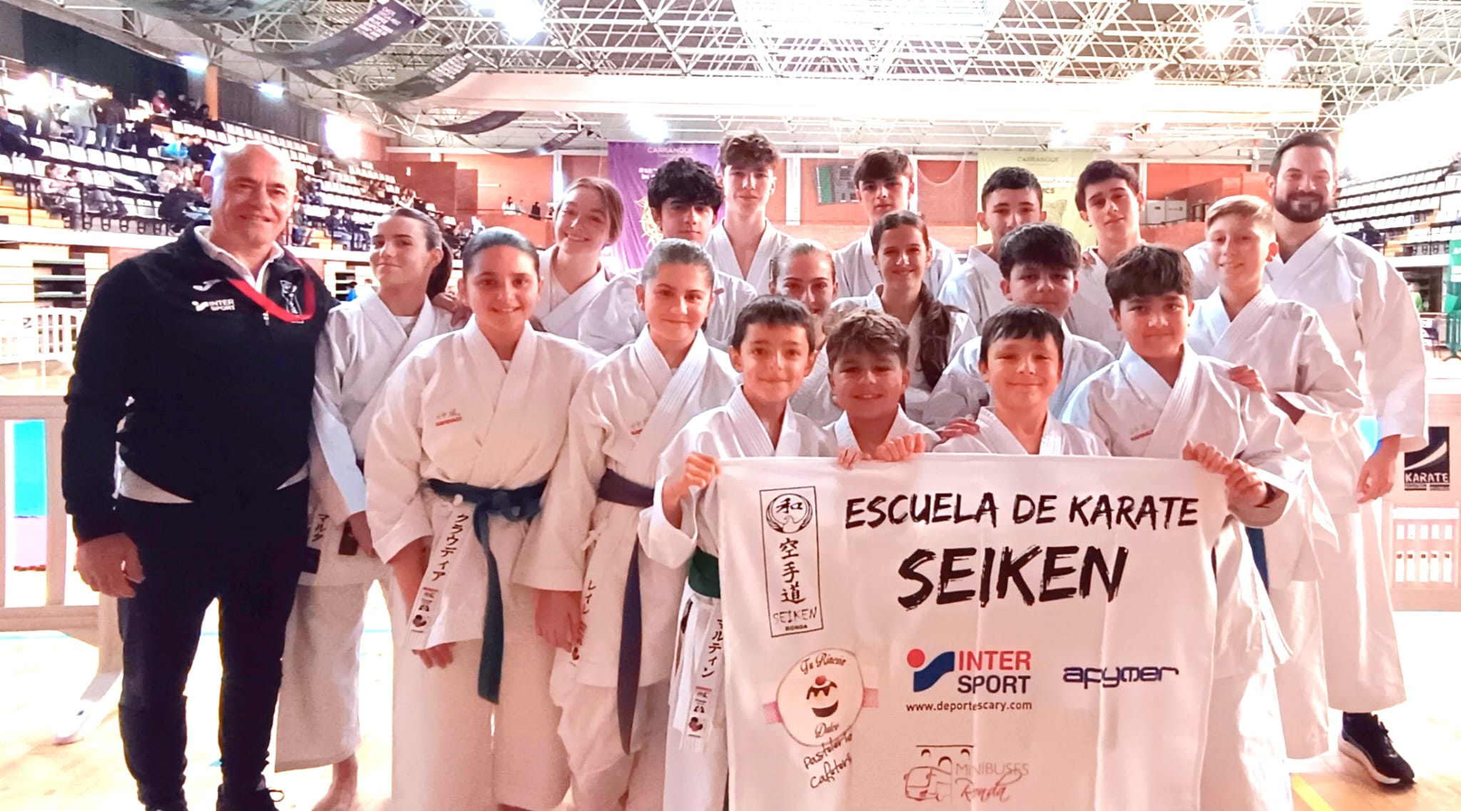 Imagen de los alumnos partiipantes en el campeonato.