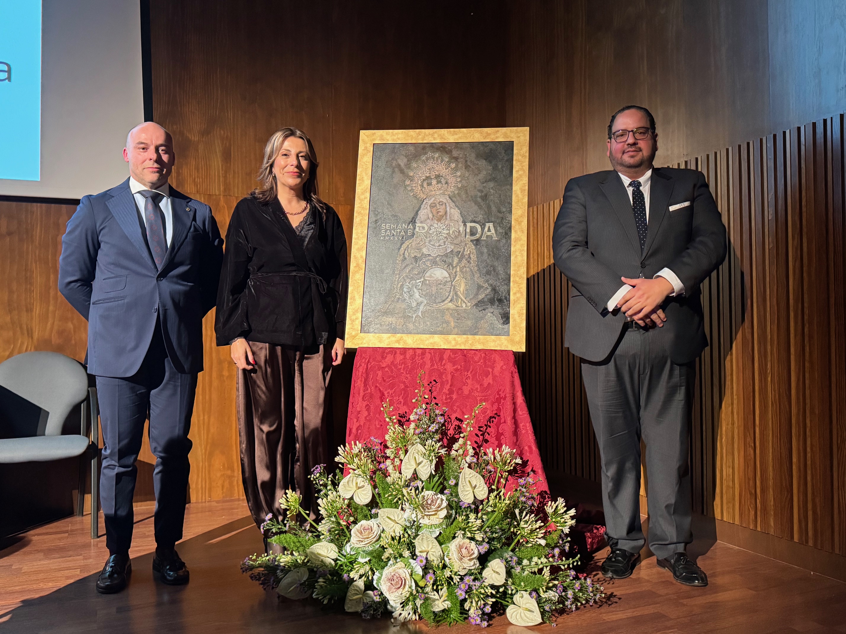 La Agrupación de Hermandades presenta el cartel anunciador de la Semana Santa de Ronda de 2026