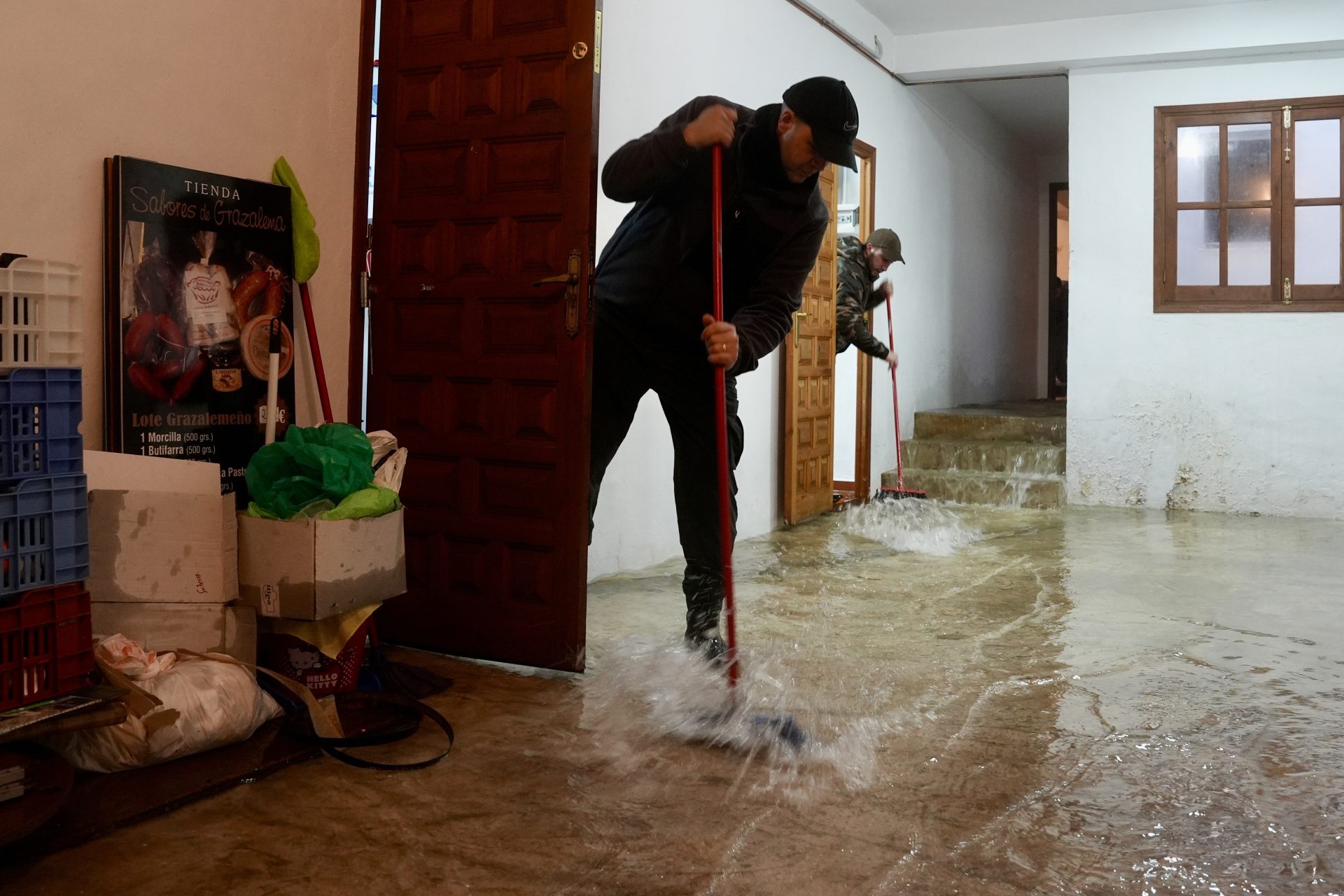 Regresan a Grazalema la mayoría de los vecinos que fueron evacuados por la cadena de borrascas