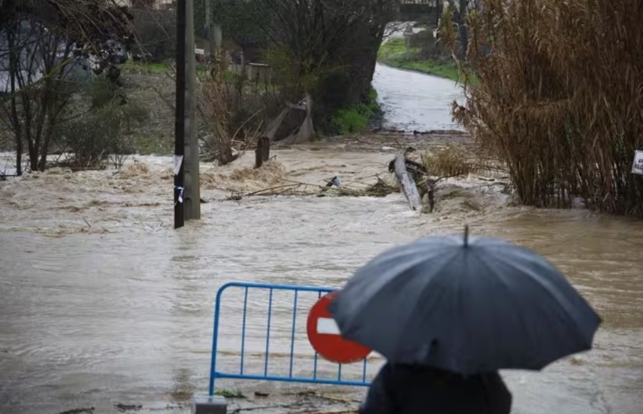 Las intensas lluvias provocan tres pequeños terremotos de magnitud de hasta 2,5 en Gaucín
