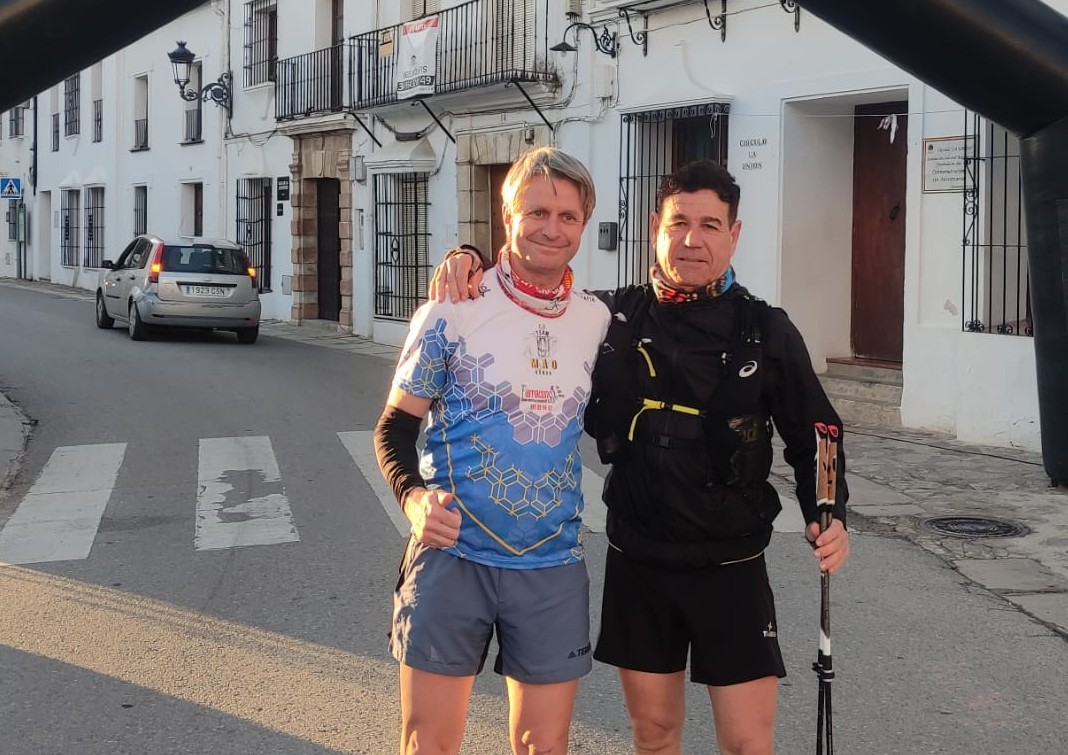 Dos corredores rondeños en la trail celebrada en Grazalema.