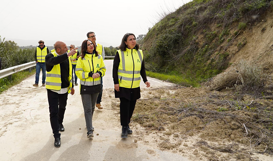 La Junta inicia las obras de emergencia en todas las carreteras afectadas por el tren de borrascas