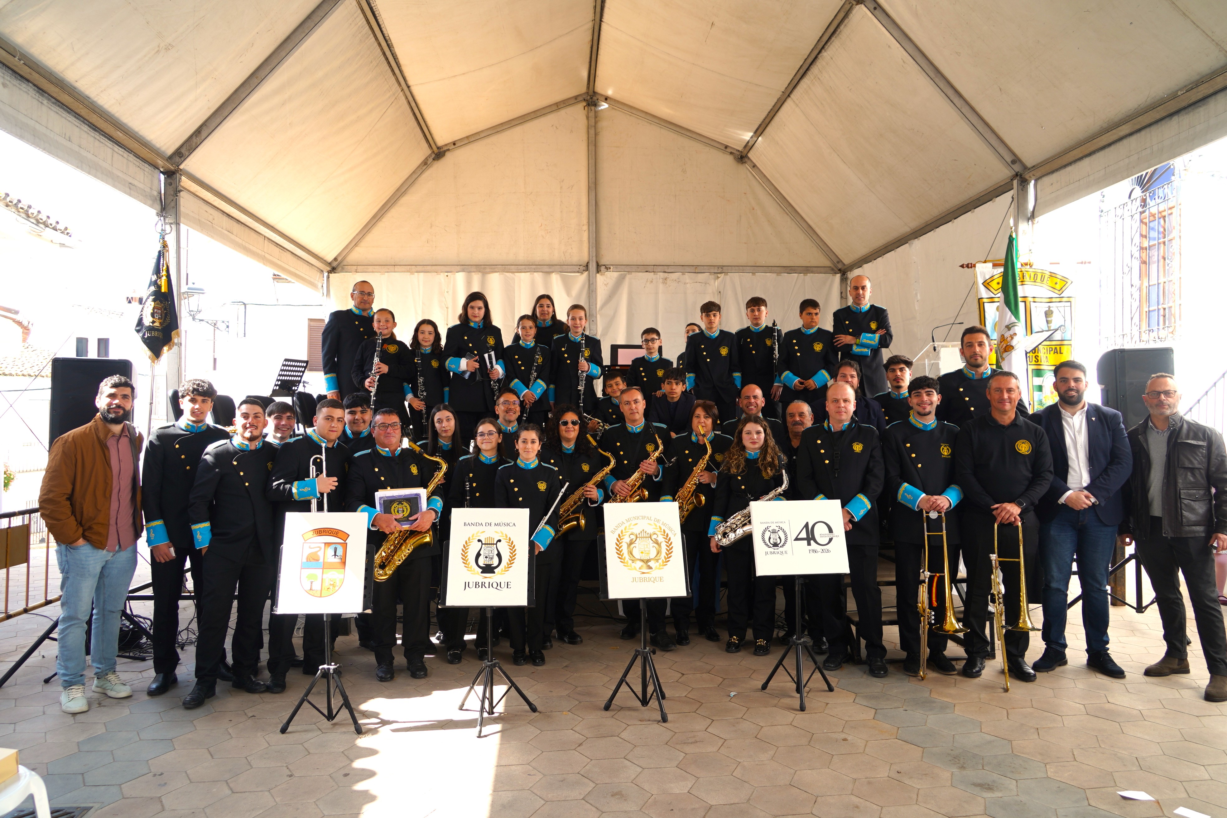 Jubrique celebra el 40 aniversario de la fundación de su Banda Municipal de Música