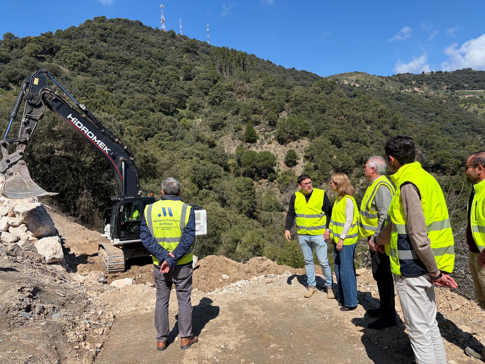 La Diputación invierte 4,2 millones de euros en el arreglo de 14 carreteras de la Serranía de Ronda afectadas por los temporales