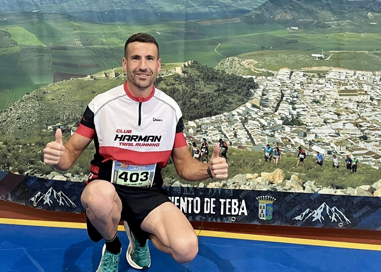 El corredor del Club Harman Diego Toledo gana el Cross Trail Villa de Teba