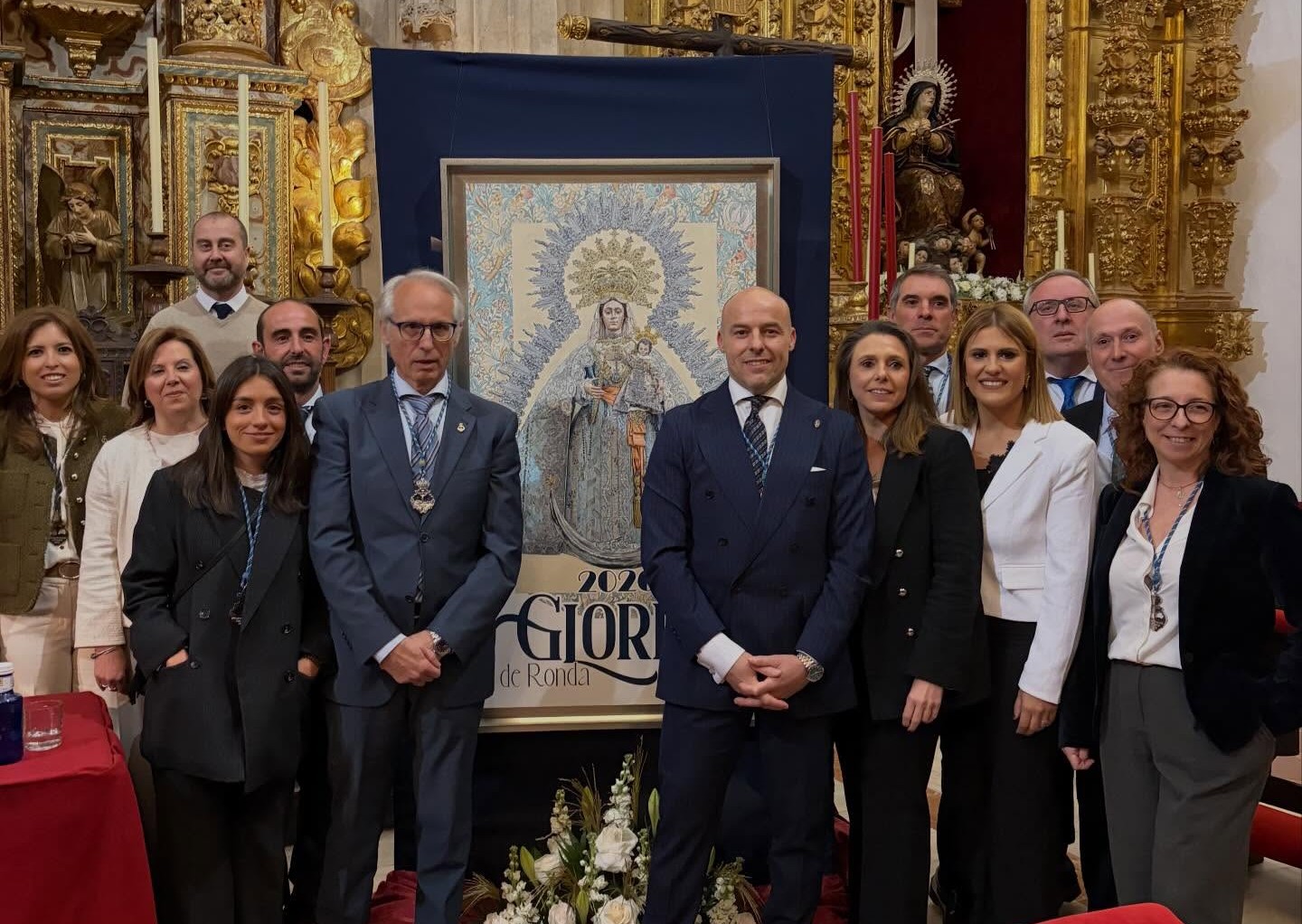 La Agrupación de Hermandades presenta el cartel de Glorias 2026 que está dedicado a la Virgen de la Paz