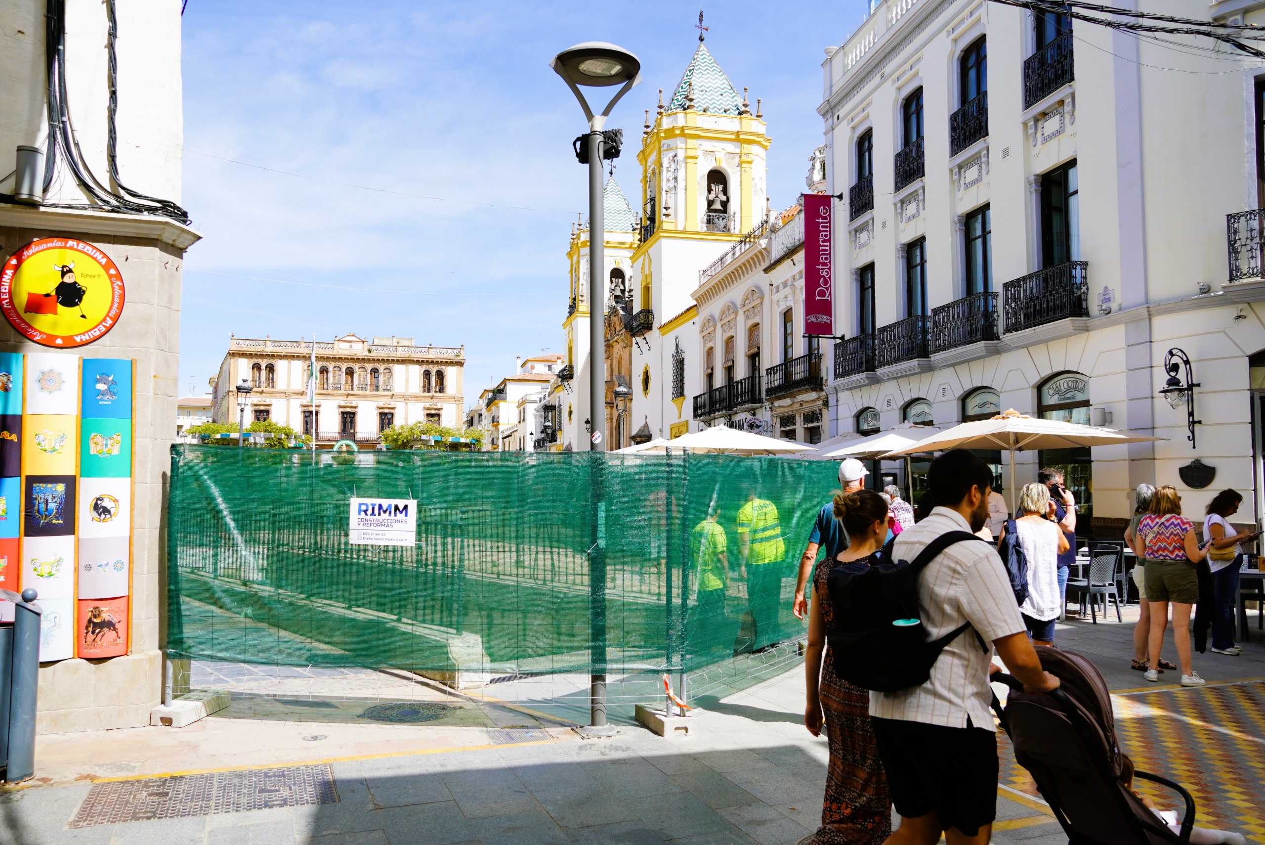 Ya han comenzado los trabajos para suprimir la rampa inutilizada.