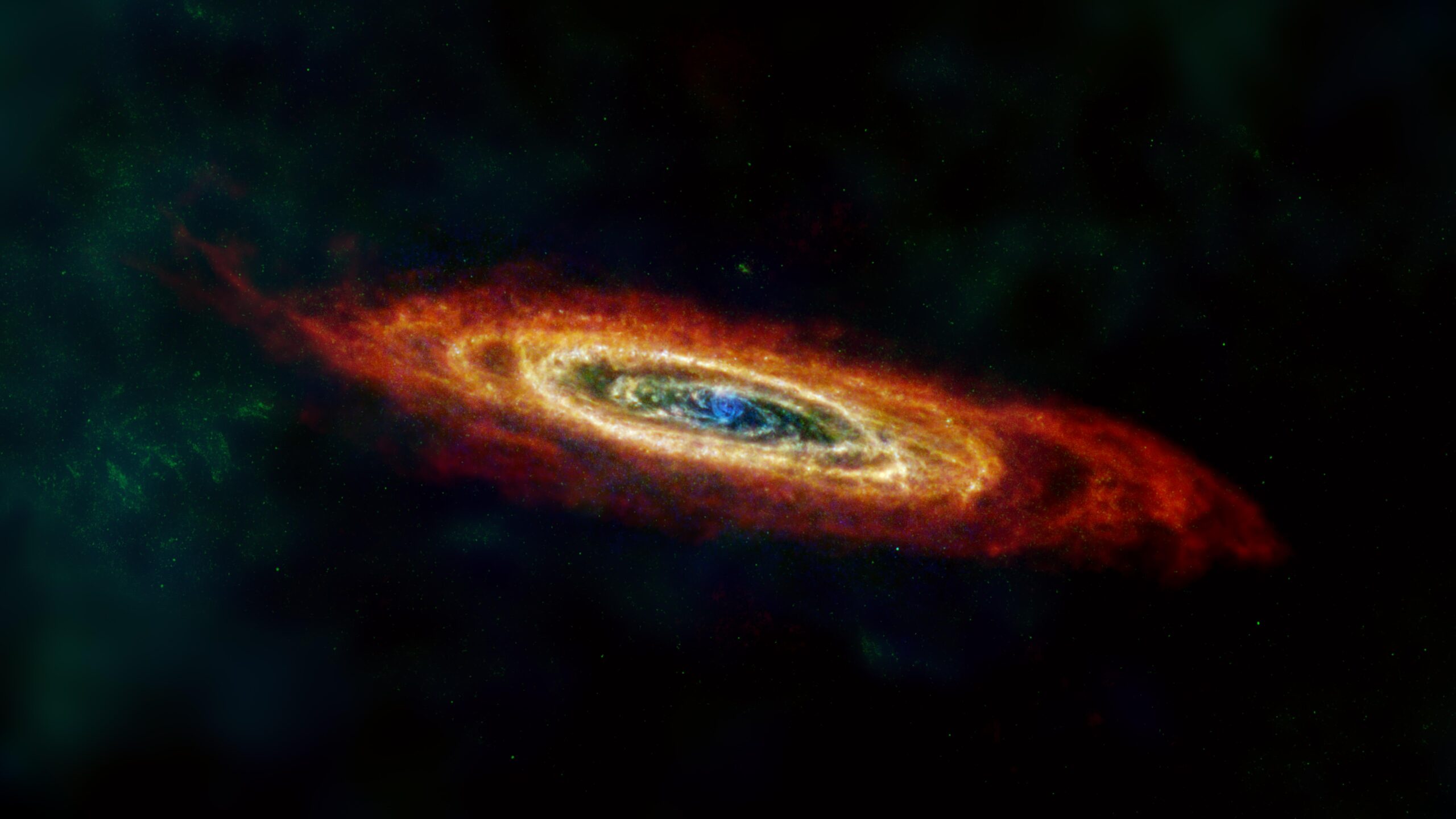 Galaxia de Andrómeda. Foto: NASA.
