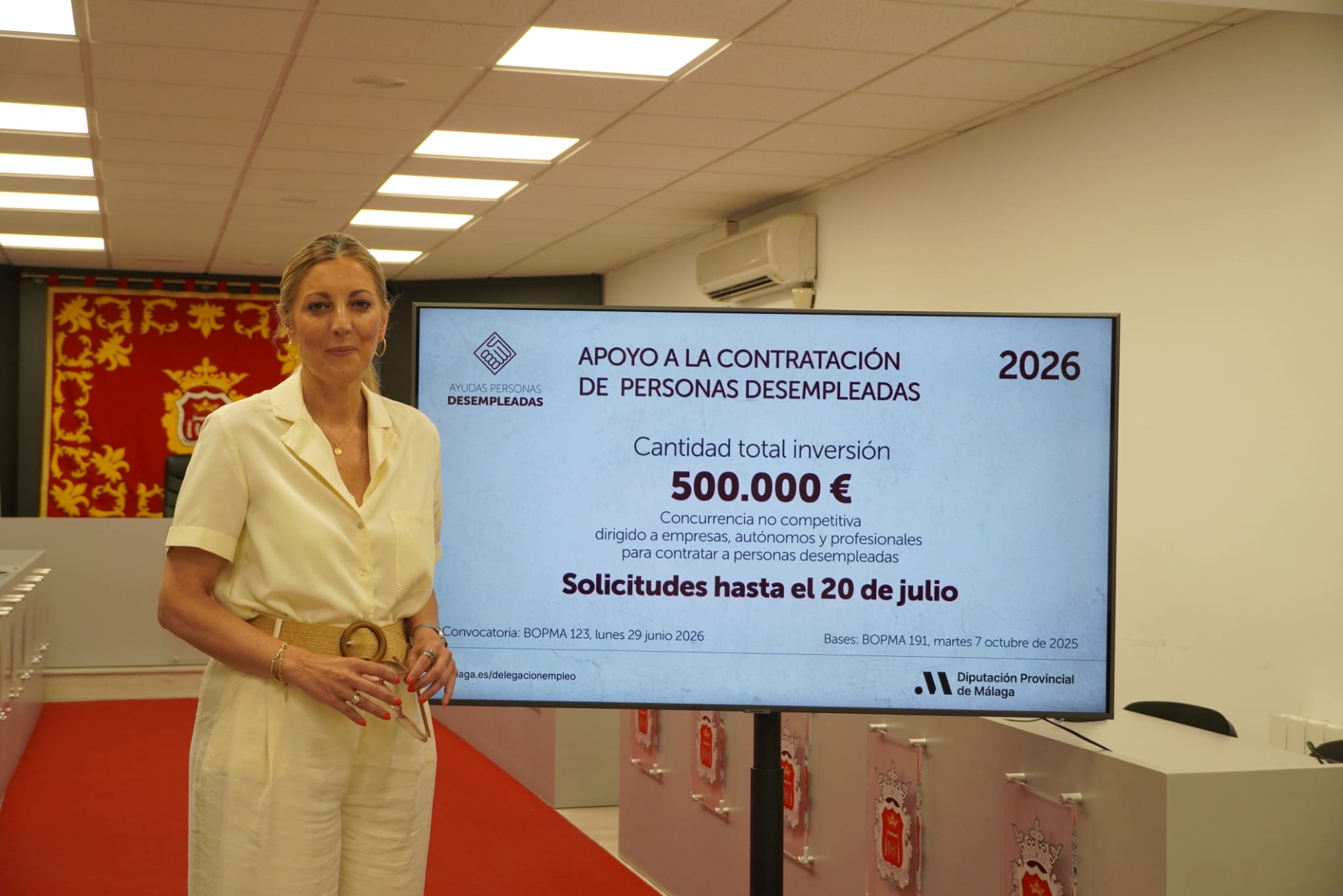 Mari Carmen Martínez, delegada municipal de Pymes.