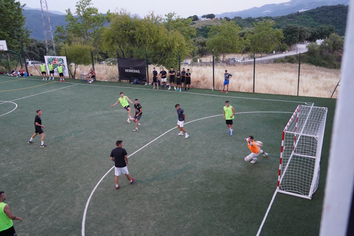 Un encuentro disputaddo en el torneo.