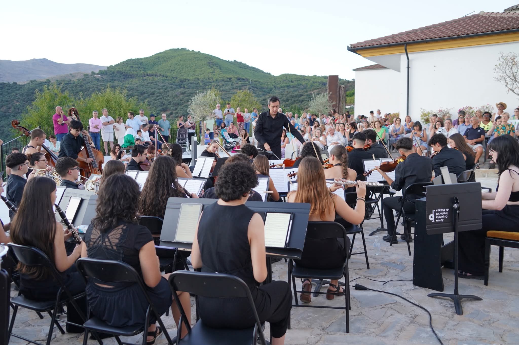 Uno de los conciertos ofrecidos por la Joven Orquesta Provincial de Málaga. (oto: José Antonio Gallardo Pérez.