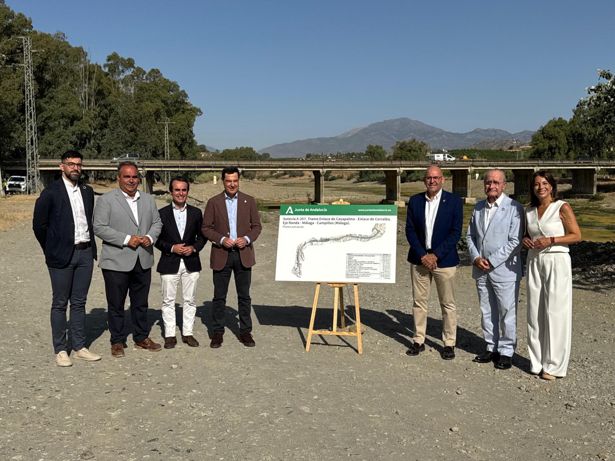 Presentación del nuevo tramo de autovía.