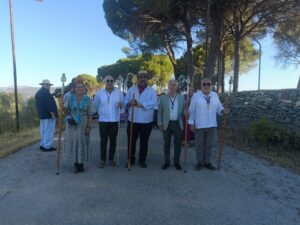 Presidencia de amabas hermandades, junto a la representación del Ayuntamiento y Agrupación de Hermandades y Cofradías de Ronda.